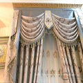 Luxurious ready made curtain/china raw silk fabric for curtains